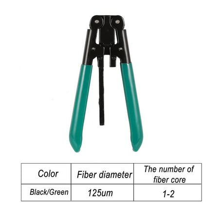 Isabelvictoria Rubber-Covered Wire Stripping Plier Ftth Splice Fiber Optic Tool Fibre Stripping Fiber Optic Cable Peel Stripper 